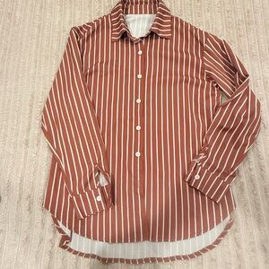 Striped Brown Men's Shirt